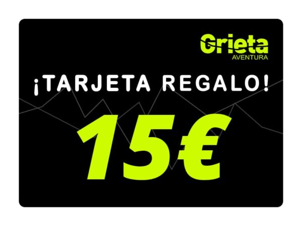 Tarjeta regalo de una actividad de 15€