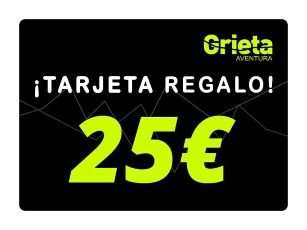Tarjeta regalo de una actividad de 25€