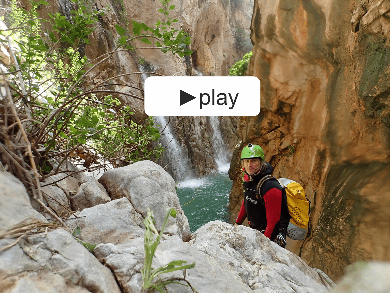 Descenso del barranco de l Estret de les Penyes. Bolulla. Alicante